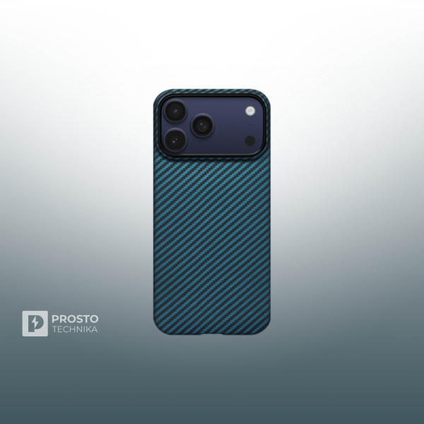 Чехол Pitaka Ultra-Slim Case для iPhone 17 Pro - Синий